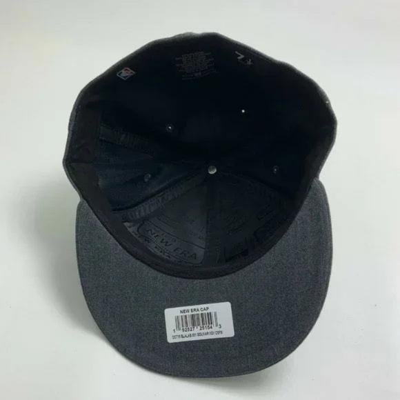 Men's New Era Cap Charcoal Grey Golden State Warriors 59FIFTY NBA - 25154 NWT - Picture 5 of 5